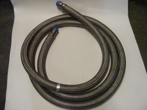 (1) new stainless steel braided 1 1/2&#034; id cryogenic hose for sale