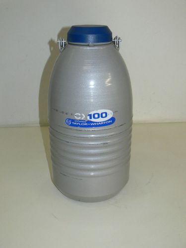 Taylor wharton dewar cx100 5 liter ln2 storage liquid nitrogen canister for sale
