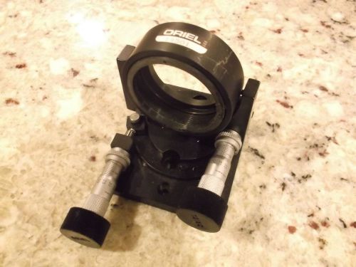 ORIEL 14501  NEWPORT OPTIC LENS HOLDER MOUNT 1 inch with 2 Micrometers
