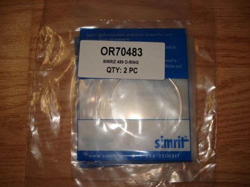 (brand new) 2 simrit simriz perfluoroelastomer or70483, 40as568-138cd489 o-ring for sale