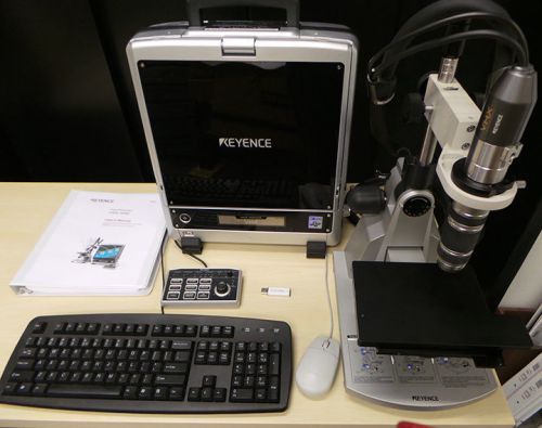 Mint keyence vhx-600 electro optical microscope with lens and stand for sale