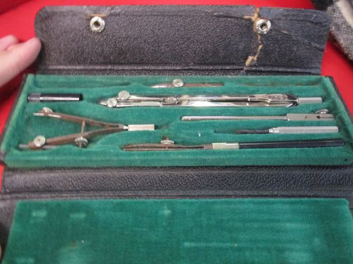 Vintage Gramercy Drafting Set 7 piece in Case ~ Made in Germany