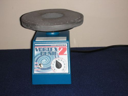 Scientific industries vortex genie 2 g-560 mixer with microtube foam insert for sale