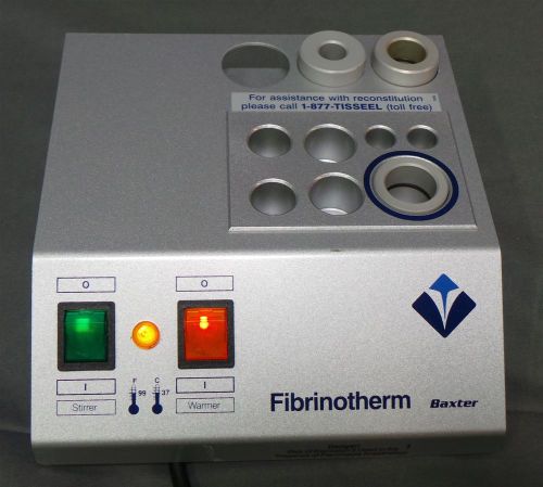 Fibrinotherm Baxter E- 101844 Warmer Stirrer Device Lab
