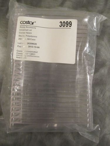 Corning Costar 3099 Universal Microplate Lid, Corner Notch, Sterile - 25 pack