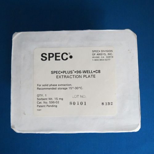 Spec 96-well Extraction Plate C8 15mg Solid Phase Extraction SPE 596-02