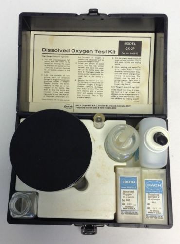 Hach ox-2p dissolved oxygen test kit in hard case for sale