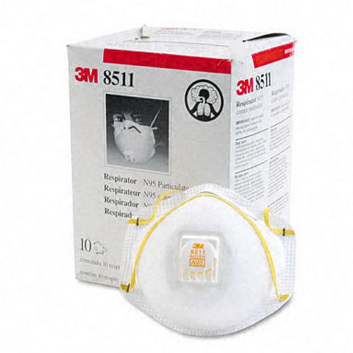 3M 8511 Particulate Respirator N95 - 2 Boxes of 10 Masks Each - FREE SHIPPING