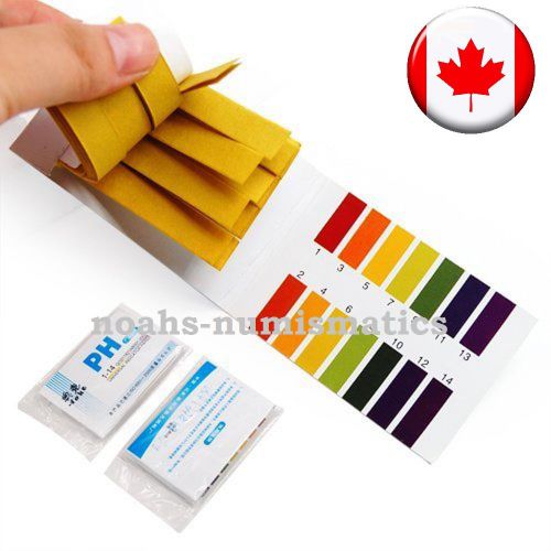 80 ph test strips litmus test paper full range 1-14 ph acidic alkaline indicator for sale