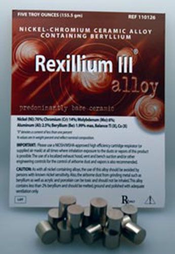 40 Ounces Of Rexillium lll For Crown &amp; Bridges
