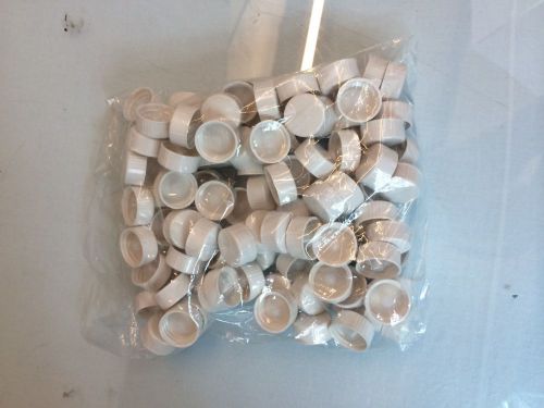 Box of approximatley 2400 scintilation vial threaded caps 25 ml for sale