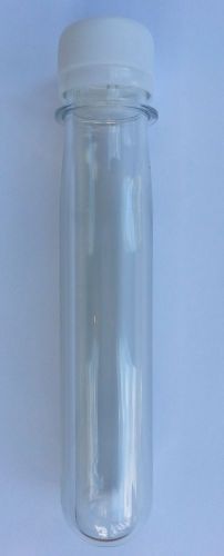 Clear plastic safety test tube 6 l x 1.25 (od) inches preform premium - pack of for sale