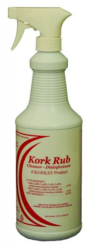 Korkay Kork Rub Germicidal Cleaner PATENTED! Hospital Grade - 1 qt 32 oz