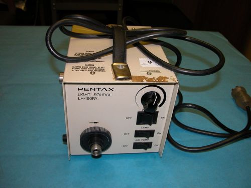 Pentax lh-150pa endoscopic light source with air pump for sale