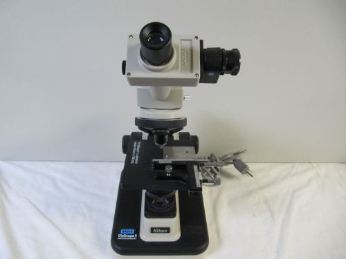 Nikon monocular alphaphot microscope model ys2-t in excellent working condition for sale