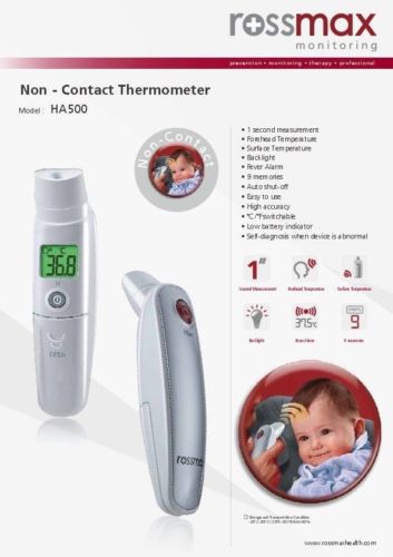 ROSSMAX Non Contact Thermometer HA-500 -Forehead Body Temperature @ MartWaves, US $520 – Picture 2