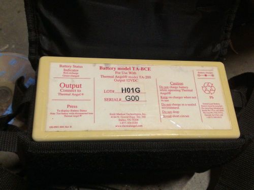 THERMAL ANGEL Battery TA-BCE For Use w/the TA-200 Blood &amp; IV Fluid System
