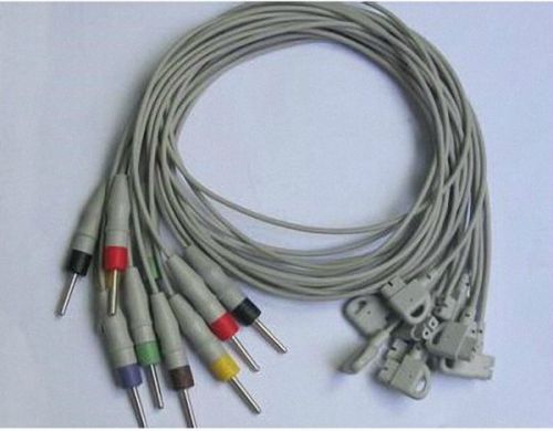 Compatible PhilipsPageWriter Trim III 10-Lead EKG Leadwire 989803129191,YLL222QI