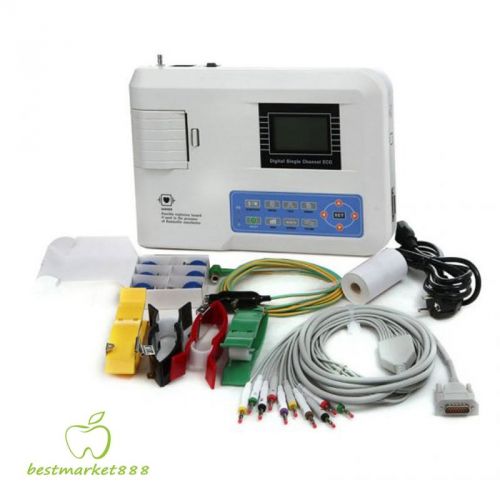 Digital 1-channel Electrocardiograph ECG Machine EKG Machine 160 Cases #600003