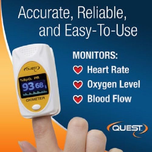 3-In-1 Deluxe Pulse Oximeter Audible Alerts, Fast, Pulse Heart Oxygen Blood Flow