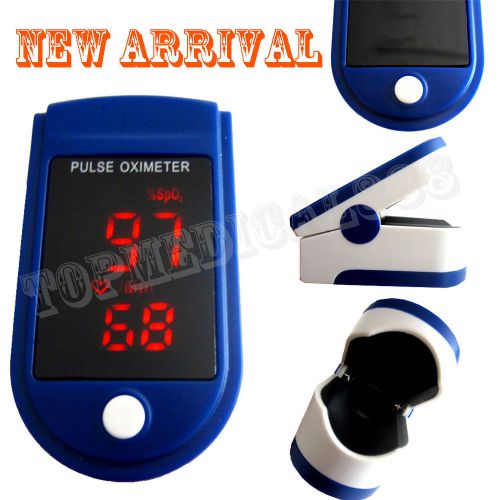CE LED Fingertip Pulse Oximeter SpO2 Blood Oxygen Saturation Jumper500B Blue