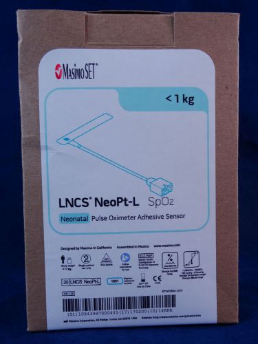Masimo set lncs neopt-l neonatal spo2 adhesive sensor 1901 - box of 20 for sale
