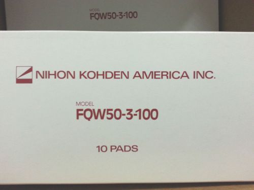 Nihon Kohden FQW50-3-100 Chart Paper, Case of 100.......Brand New