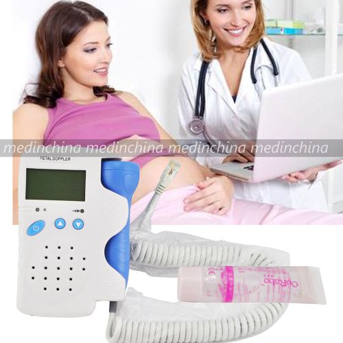2014 new lcd display fetal doppler baby heart monitor 3mhz with speaker ce fda for sale