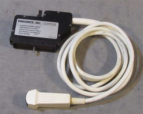 Diasonics curved phased array 2.25mhz ultrasound probe for sale