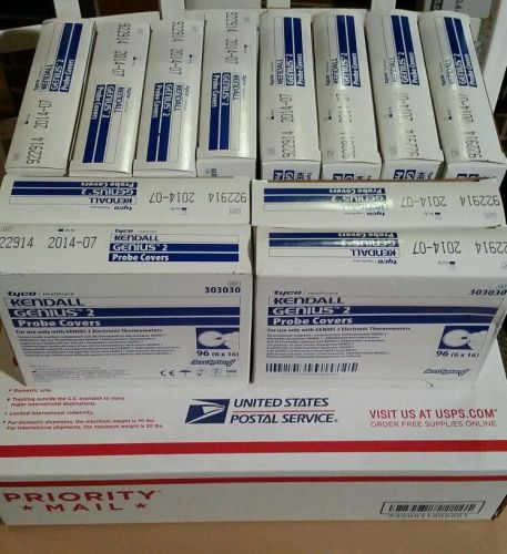 12 Boxes of 96ea Kendall Genius 2 Probe Covers #V303030
