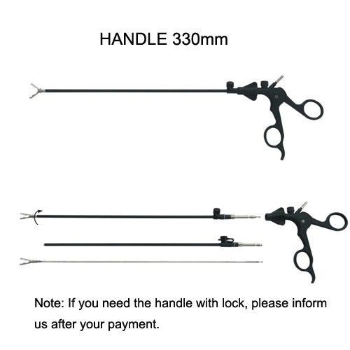 Maxi Forceps 5X330mm Laparoscopic Grasing Forceps Grasper Laparoscopy Endoscopy