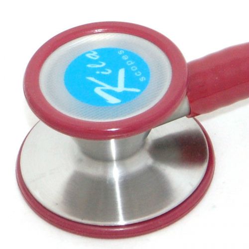 Dual head cardiology quality stethoscope virtuoso - 3 star rated -  burgundy for sale