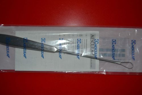 Aesculap / braun sims uterine curette #4 b 12mm - 254 mm ref. er424r &#034;new&#034; for sale