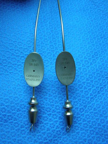 Baron suction tubes 3fr+ 5fr (1.7mm) surgical veterinary instruments ent surgery for sale