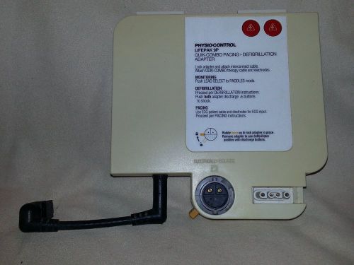 Physio-Control Lifepak 9P Quik-Combo Pacing Defibrillation Adapter #806571-00