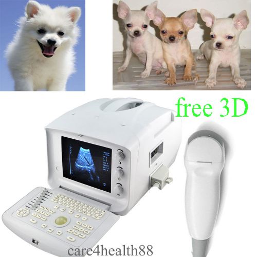 Ce new veterinary vet ultrasound scanner machine 6.5mhz micro-convex probe 3d for sale