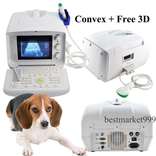 New veterinary ultrasound machine scanner with 3.5mhz multi-frequency convex for sale