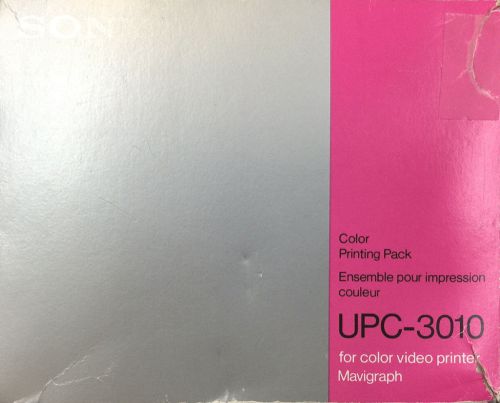 Sony UPC-3010 Color Printing Pack for color video printer 80 prints
