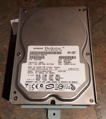 Kyocera KM2560 KM3060 HDD Hard Disc Disk Drive 7NH3M080G002H01