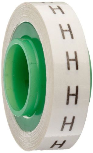 3M Scotch Code Wire Marker Tape Refill Roll SDR-H, Printed with &#034;H&#034; (Pack of 10)