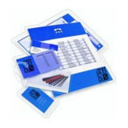 New universal clear laminating pouches  4-3/8&#034; x 6-1/2&#034;  100/box (84680) for sale