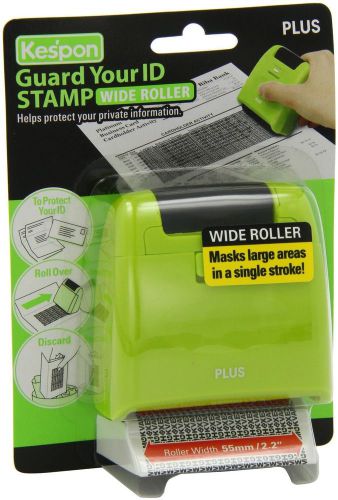 Plus guard your id wide roller stamp, green for sale
