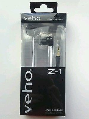 Veho Z1 360 Stereo Sport Noise Cancelling Earphones iPhone  Mobile/Phone