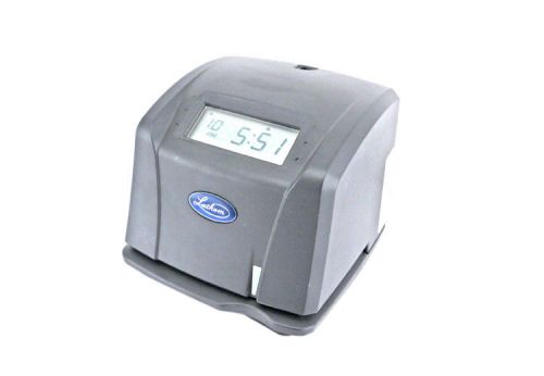 Lathem 900E Digital Time Punch Electronic Payroll Clock Document Stamp Recorder