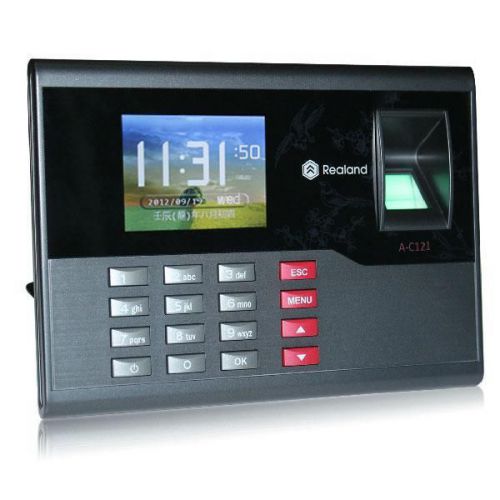 US Fingerprint + ID Card Attendance Time Clock For Track Employee Time Tcp/IP US