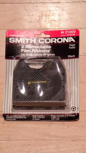 Genuine OEM Smith Corona H Series 21000 Correctable Typewriter Ribbon - 2 Pack