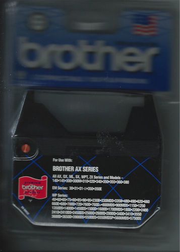 Pair of brother correctable typewriter ribbons cassettes, black, ax 1230, new for sale