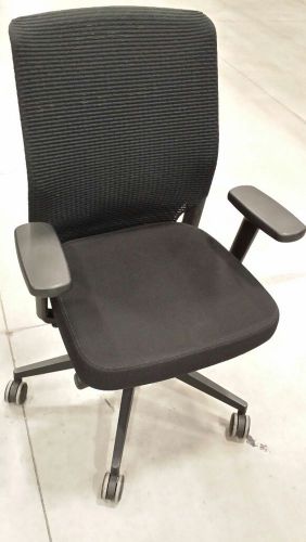 KEILHAUER MORLEY BLACK EXECUTIVE HIGH END TASK CHAIR - MODEL#8411.