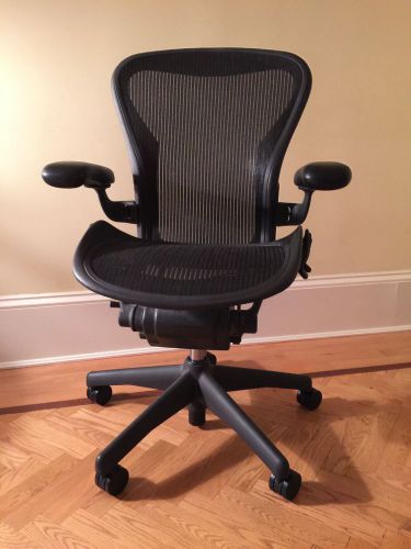Aeron &#034;Size B&#034; Chair, Black
