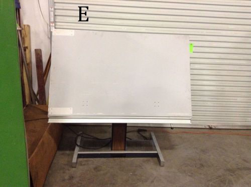 Hamilton 33j854 positionable lifting drafting table 60&#034; x 36&#034; for parts for sale